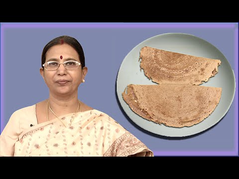 Ragi Dosa Mallika Badrinath Diabetic And Healthy Indian Recipes-11-08-2015