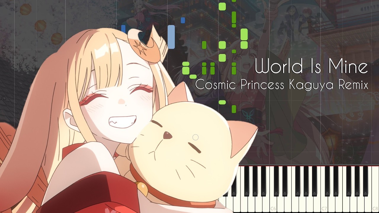 [FULL] World Is Mine - Cosmic Princess Kaguya Remix - Piano Arrangement [Synthesia]