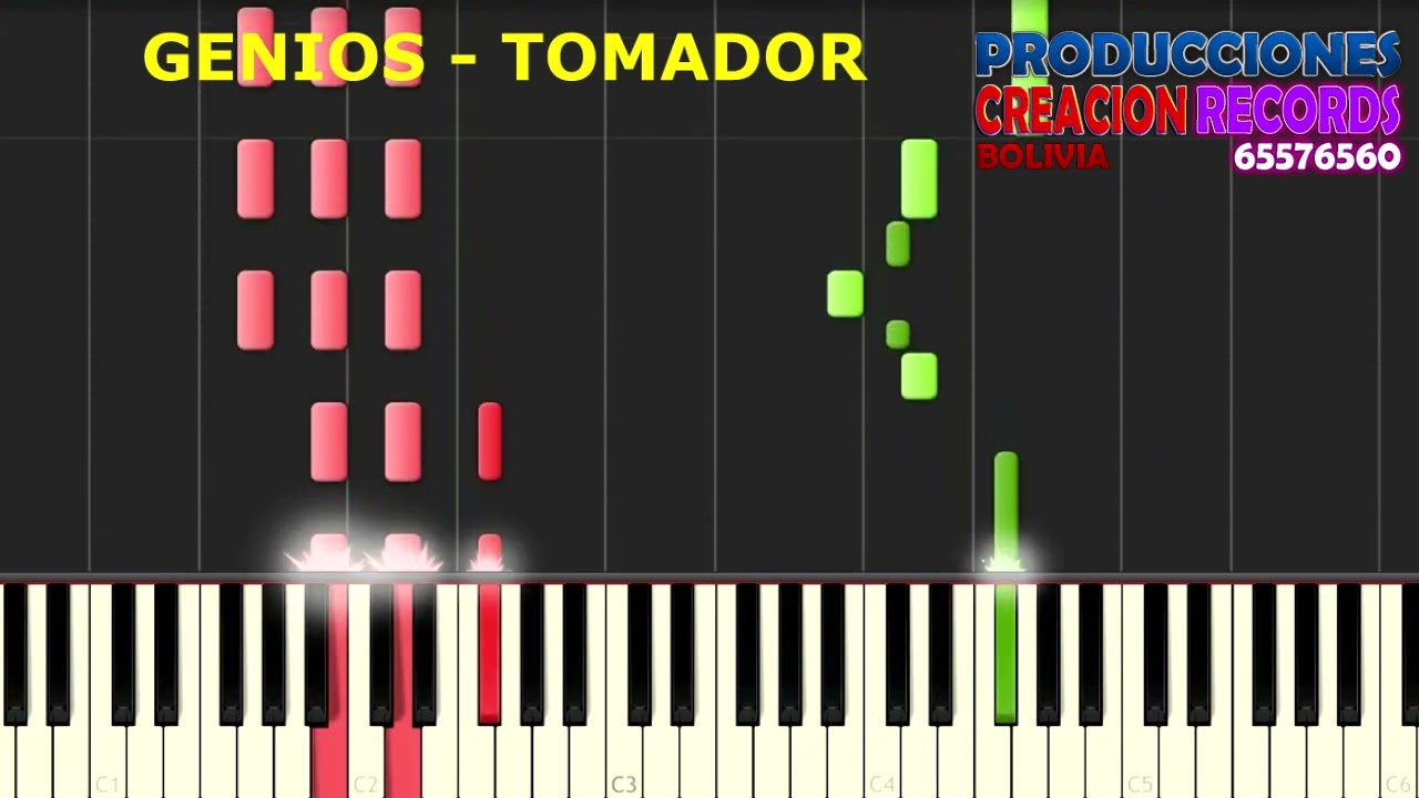 GENIOS TOMADOR ( PISTA & TUTORIAL TECLADO) MIDI