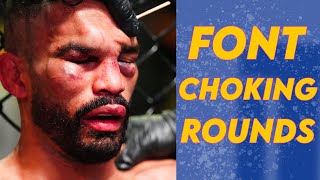 3 Minutes of Rob Font Winning Rounds Until He Inevitably Gets Rocked And Loses the Round