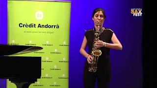 SONIA PENALBA - 1st ROUND - III ANDORRA INTERNATIONAL SAXOPHONE COMPETITION 2016