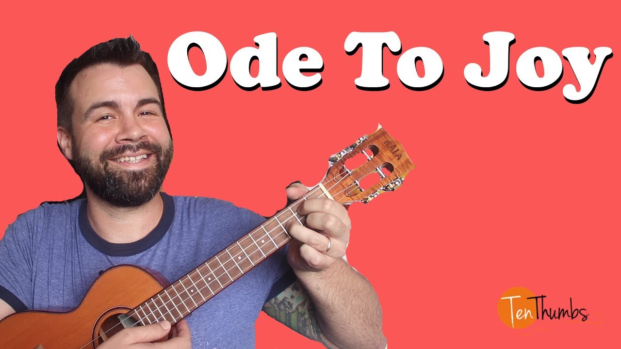 Ode To Joy Ludwig Van Beethoven Easy Chord Melody Ukulele Tutorial