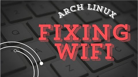 Wifi Issue Fix! in Arch Linux! Boradcom BCM4360 Driver!