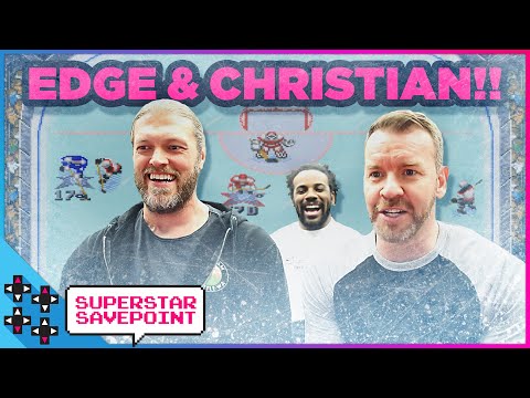 EDGE and CHRISTIAN settle a decades-old fight in NHL 95!!! - Superstar Savepoint