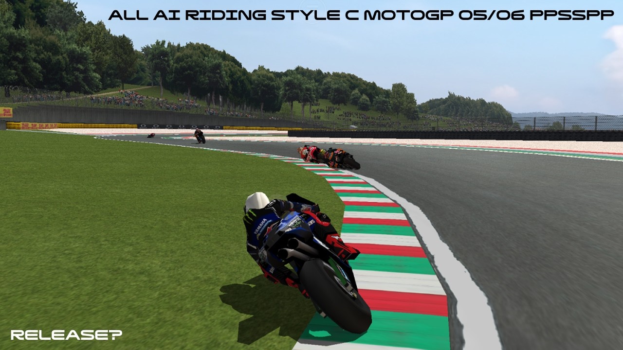 [UNEDITED VIDEO] MOTOGP 05 PSP ALL RIDER RIDING STYLE C TEST - YouTube