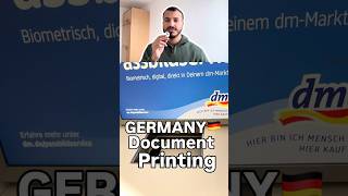 Germany Document Printing System #studyingermany #germanyvlog #printing #germanytravel #travelvlog
