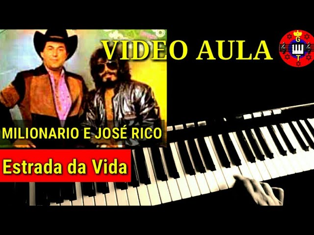 Adriano Dozol - Dicas, Partituras e Vídeos - Teclado, Piano: Como tocar  Estrada da Vida - Milionário & José Rico