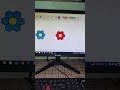 Is video mein humne MS Paint ka use karke (Pentagon) se flower banaya #computer #shorts #paint