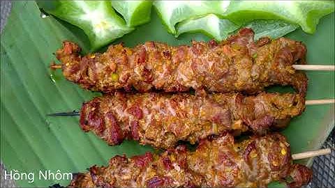 Vlog 350 - cách ướp thịt bò nướng ngon..