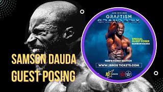 Samson Dauda Guest Posing at NPC 2brospro Graftisgym Grand Prix Profile