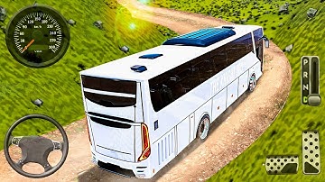 Coach Bus Driving Simulator 2024 - Real Offroad Bus Drive 3D : Android GamePlay