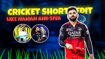 Cricket shorts tutorial like Naman edits and Siva edits....📈😎💥#editingtutorial 
