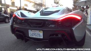 Silver Mclaren P1 spotted in Beverly Hills + Startup!