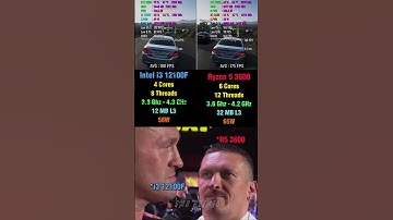 Intel i3 12100F vs Ryzen 5 3600 - Best Budget CPU in 2025? #pcgaming #benchmark #amd