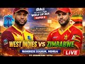 WEST INDIES vs ZIMBABWE 🔴 LIVE | T20 World Cup 2026 | WI vs ZIM Live Match Today