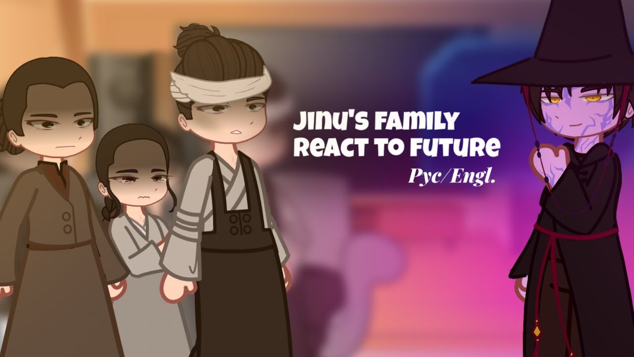 Jinu's family react to future/Kpop demon hunters. Рус/Engl.