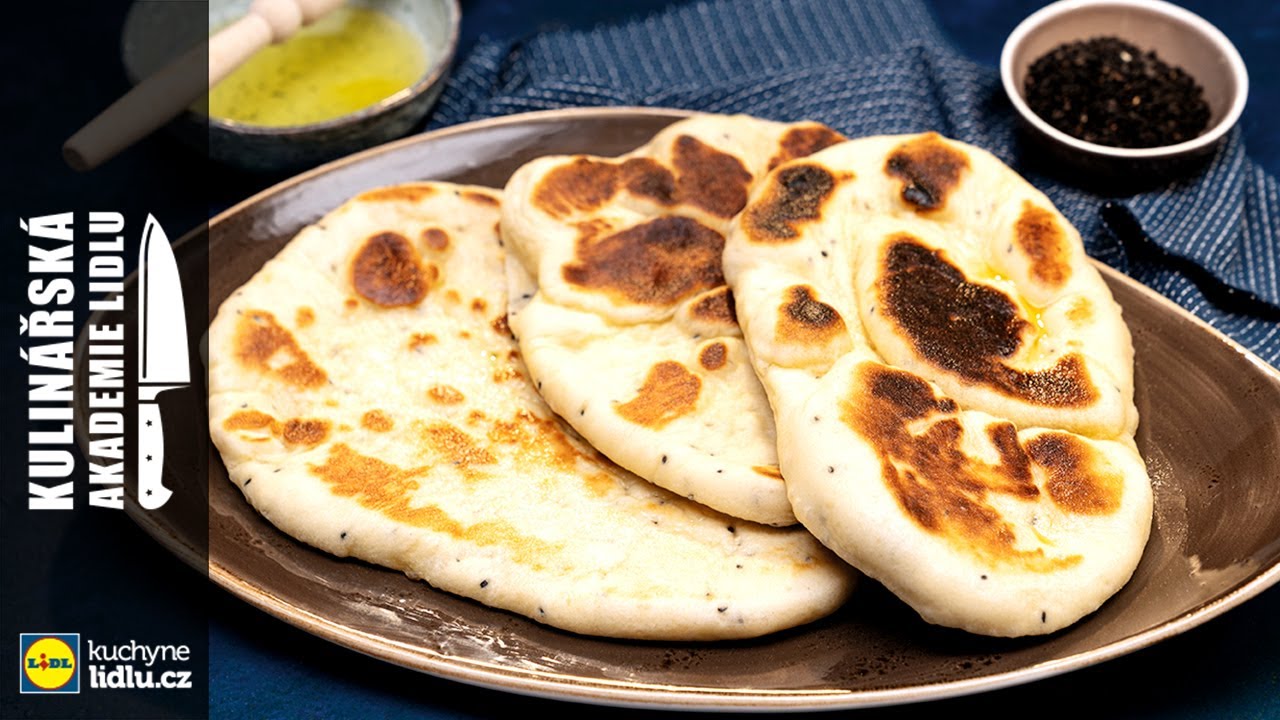 Indický chléb naan - Roman Paulus - Kulinářská Akademie Lidlu