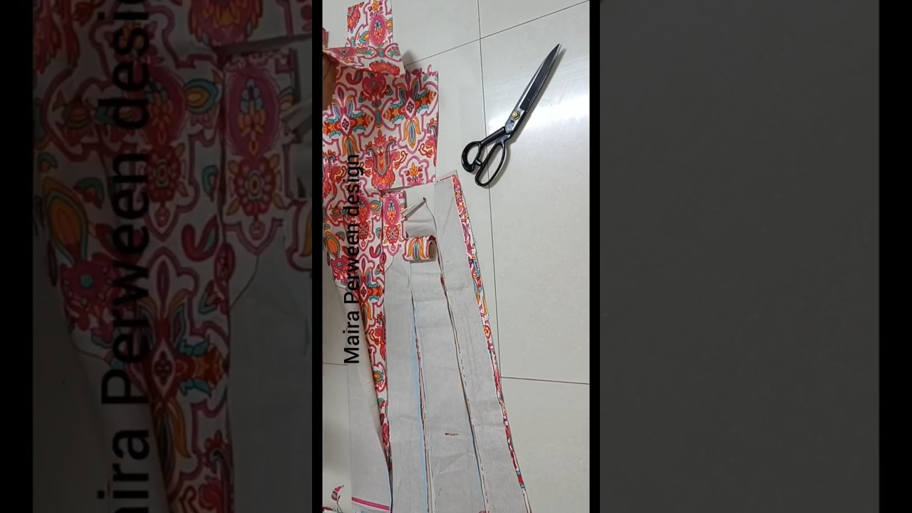 New pannel kurti cutting and stitching 