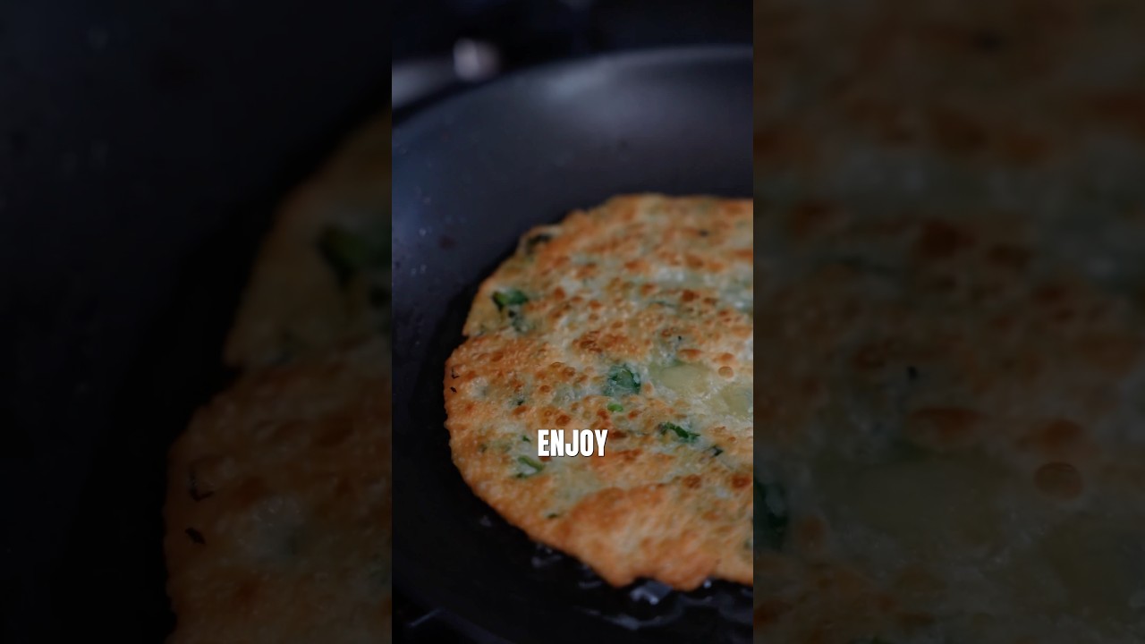 What can you do with leftover pie crust? I made an ENTIRE meal. #scallionpancake