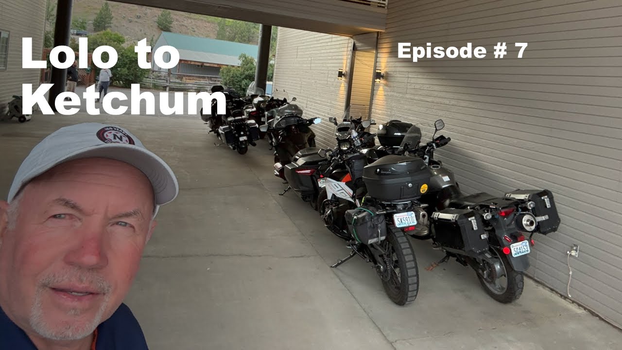 Group 66 Motorcycle Ride West- Episode #7- Lolo, MT to Ketchum, ID