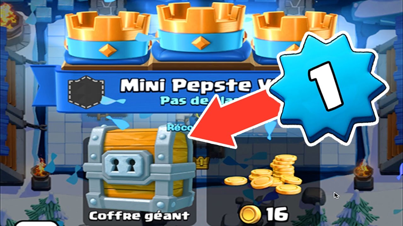 CLASH ROYALE EPIC COMPTE LVL 1 QUI LOOT UN MEGA COFFRE ! - Aujourd'hui video clash royale dans laquelle on va jouer avec le compte lvl 1 qui va looter du mega coffre !