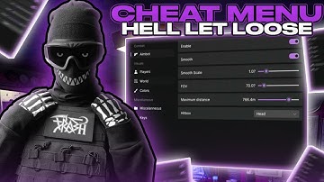 [Greated] Cheat Menu - Hell Let Loose | Top Cheat Menu For HLL | Visuals, Aim & Many | Free 100%