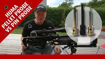 Huma Pellet Probe vs.  Pin Probe Made in Denmark