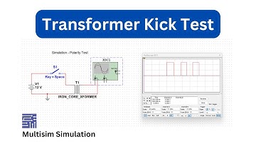 Transformer Polarity test simulation in Multisim