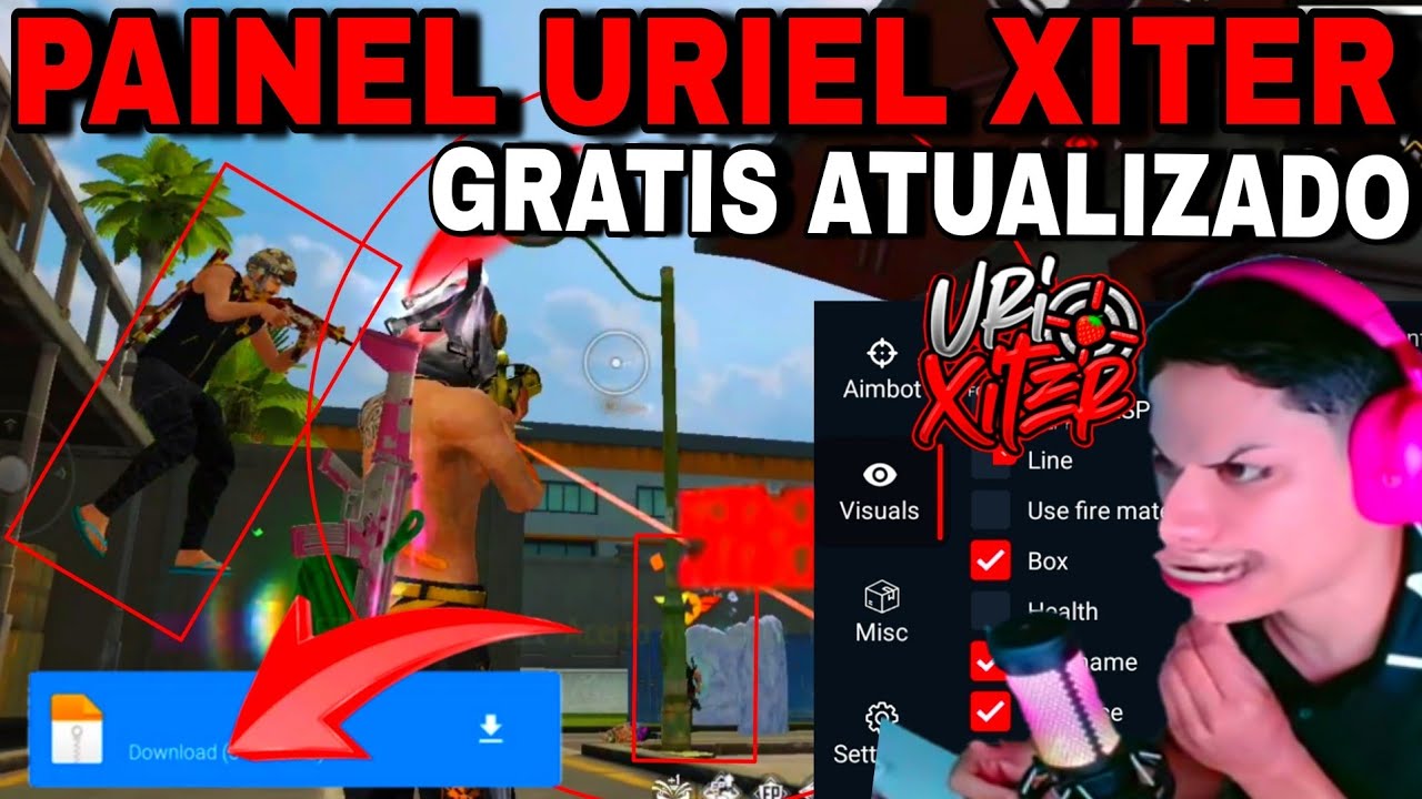 NOVO PAINEL URIEL XITER GRATIS FF ANT BAN PAINEL AIMBOT 100%HS PARA JOGAR AP PAINEL URIEL LINK DIRET