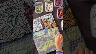 Обучающие видео по сборке мозаики из смальты в стиле импрессионизм (фрагмент из курса)