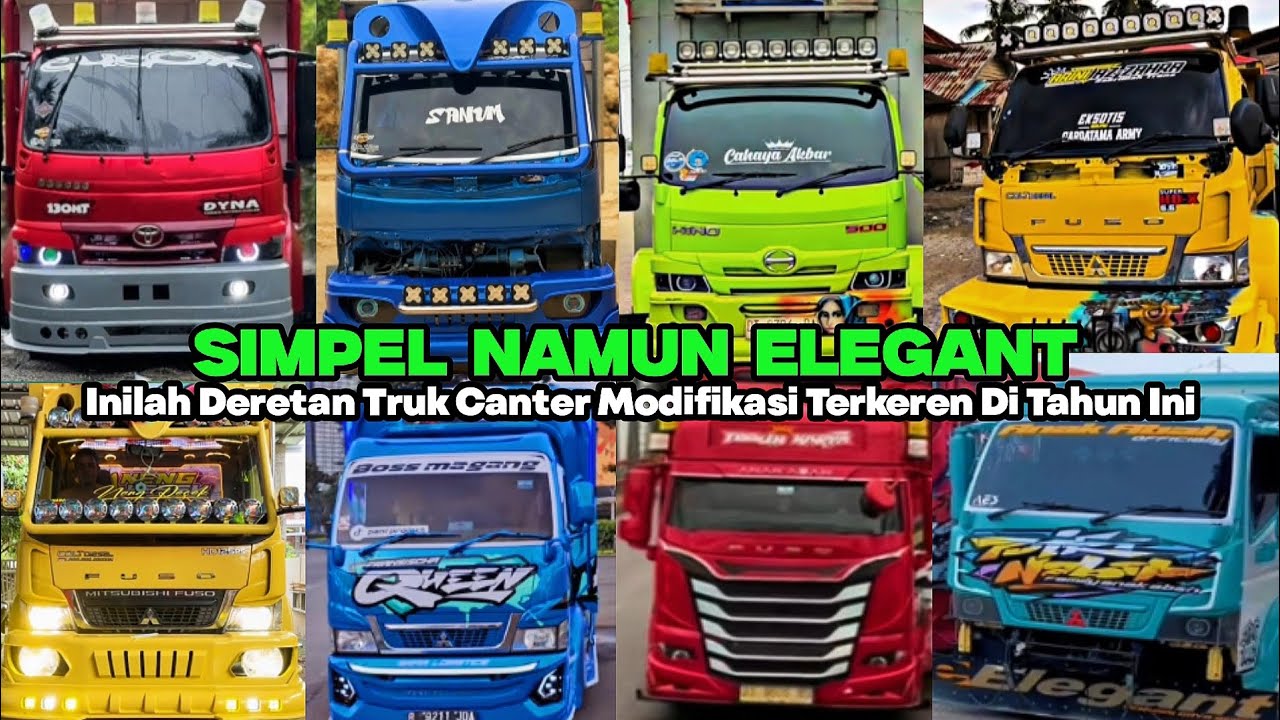 MODIFIKASI TRUK CANTER MBOIS BERBAGI MOTIF DARI SELURUH CCTV INDONESIA || KALIAN WAJIB TAU INI