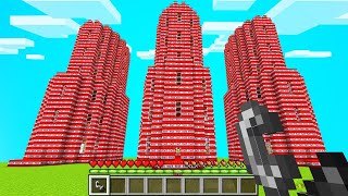 Building a TNT CITY in Minecraft… (insane)