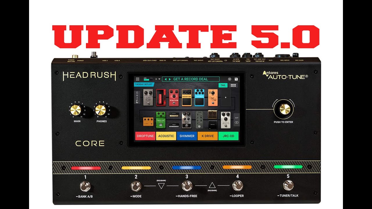 Headrush Update 5.0. Partie 3. Le nouvel ampli  le ON-1 et 2 irs