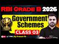 Government Schemes For RBI Grade b 2026 | RBI Grade B Government Schemes by Prakash Sir #3