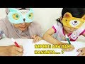 Blindfolded Drawing Challenge | Gimana Yah Hasilnya Menggambar dengan Mata Tertutup