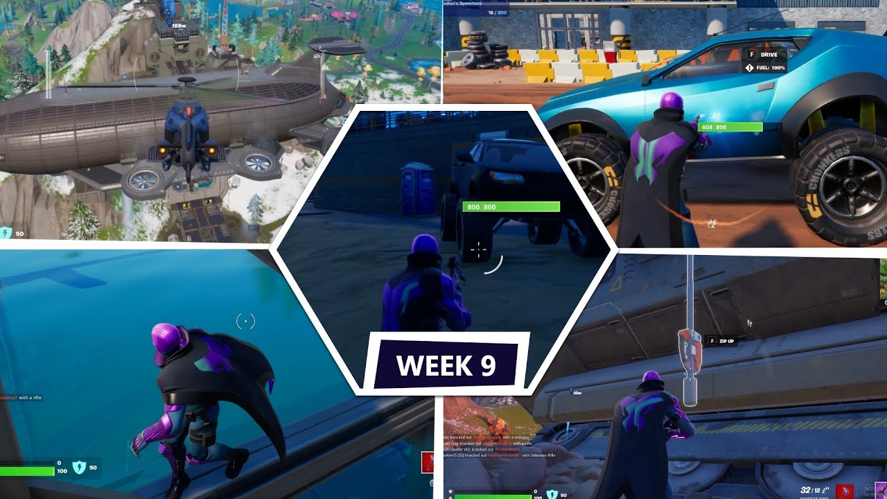 All Week 9 Season Quests - How to complete Week 9 Season Quest in Fortnite.