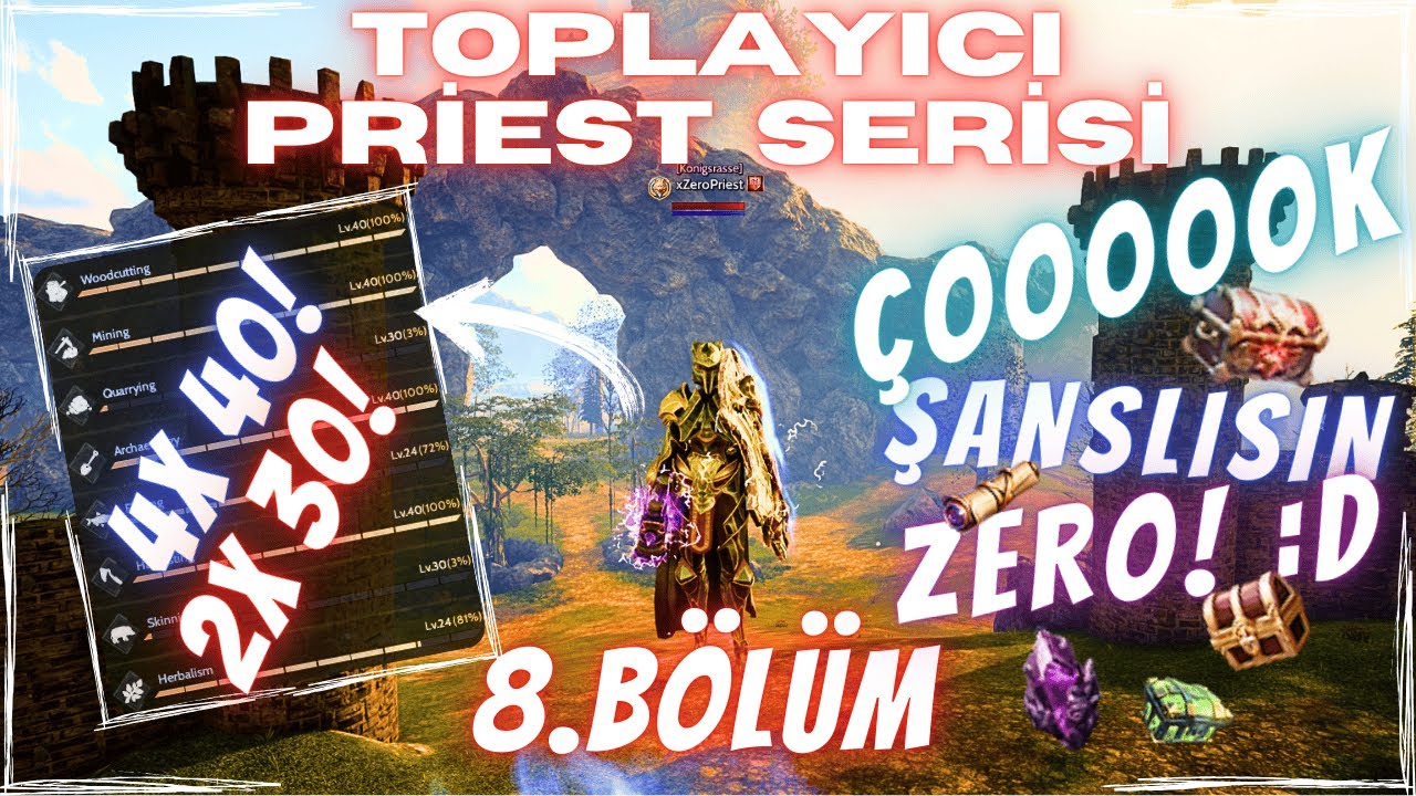 PRİEST SERİSİ 8. BÖLÜM | ŞANS MI BAL MI :D | HER ŞEYİ TOPLAYAN PRİEST :D | Rise Online