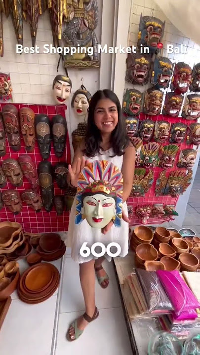 Don’t miss this Shopping Market in Bali