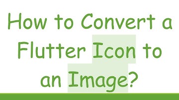 How to Convert a Flutter Icon to an Image?
