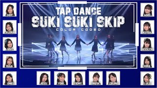 Jkt48  Tap Dance U0026 Suki Suki Skip color Coded