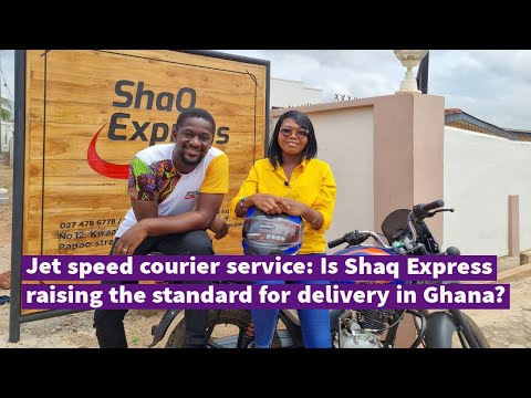Jet speed courier service: Is Shaq Express raising the standard for delivery in Ghana? #africa #ride