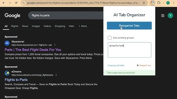 AI Tab Organizer for Chrome - Instantly Group Tabs with One Click