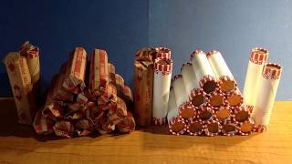 Coin Roll Hunting Pennies....Bank Roll  -VS-  Customer Rolls