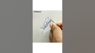 🖊️Vaishnavi 💖🩷 named signature 💖🖊️