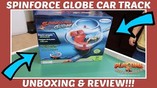 Spinforce Globe Car Track Unboxing & Review!!! | Playtime With Parker | Children's Fun & Learning