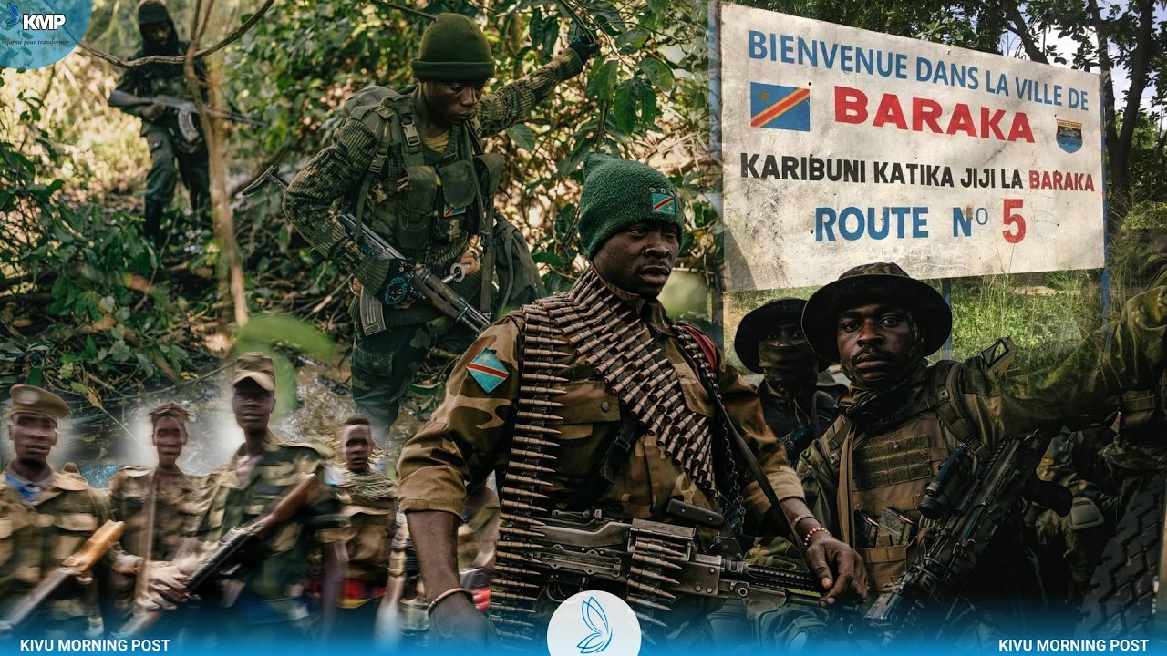 RDC–M23 : PANIQUE À BARAKA, DES TIRS DES FARDC ET WAZALENDO, SITUATION ...