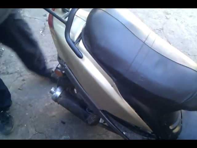 КАК ЗАВЕСТИ СКУТЕР ВЕРЕВКОЙ!