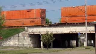 Short Fast CSX Van  Train