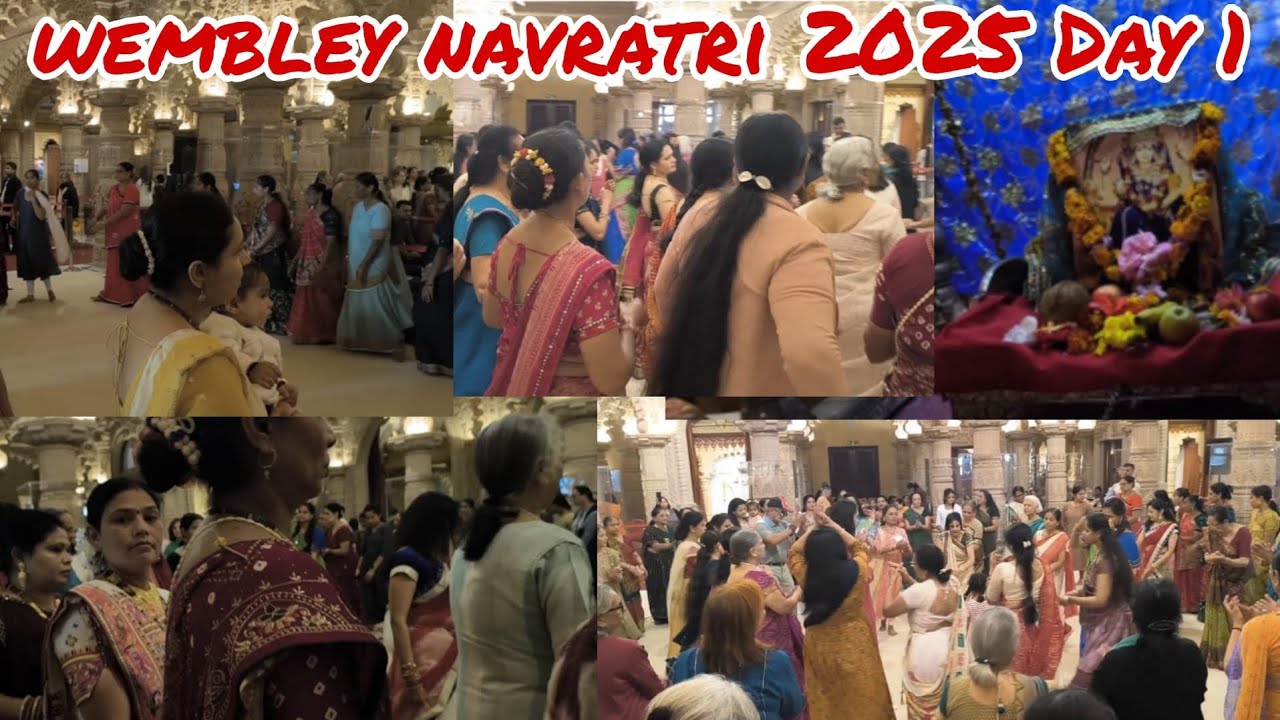 લંડન વેબ્લી નવરાત્રી wembley navratri 2025 Part 1 