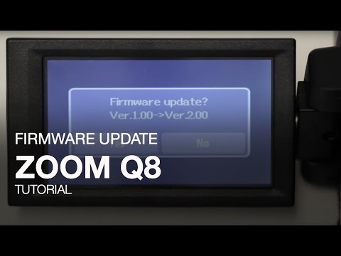 Zoom Q8: Firmware Update